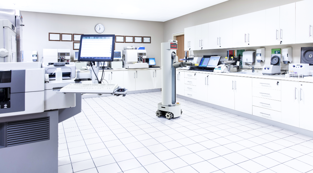Model R2 Robot in Health Care Center