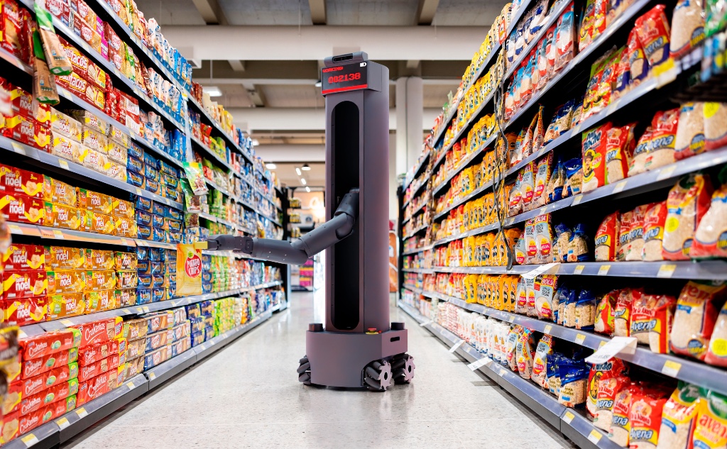 R2 Robot in Giant Food Store