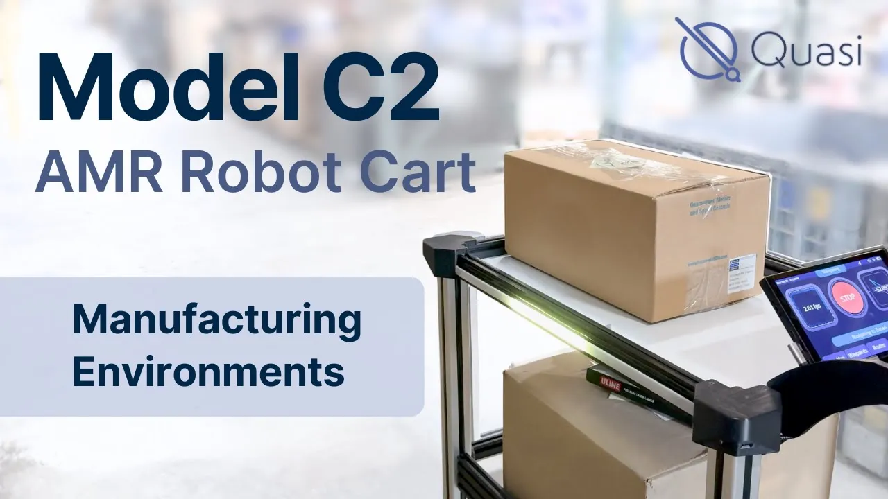 Model C2 AMR Cart Delivery for Precision Manufacturing