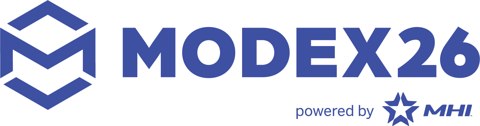 Logo for the MODEX convention 2026, taking place in Atlanta GA, Apr 13-16