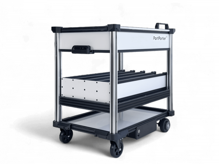 Model C2 PartPorter AMR Cart for on-demand supply and material handling