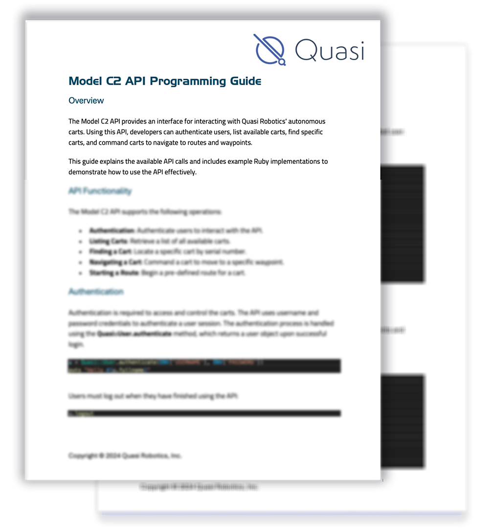 Quasi API Guide site pic